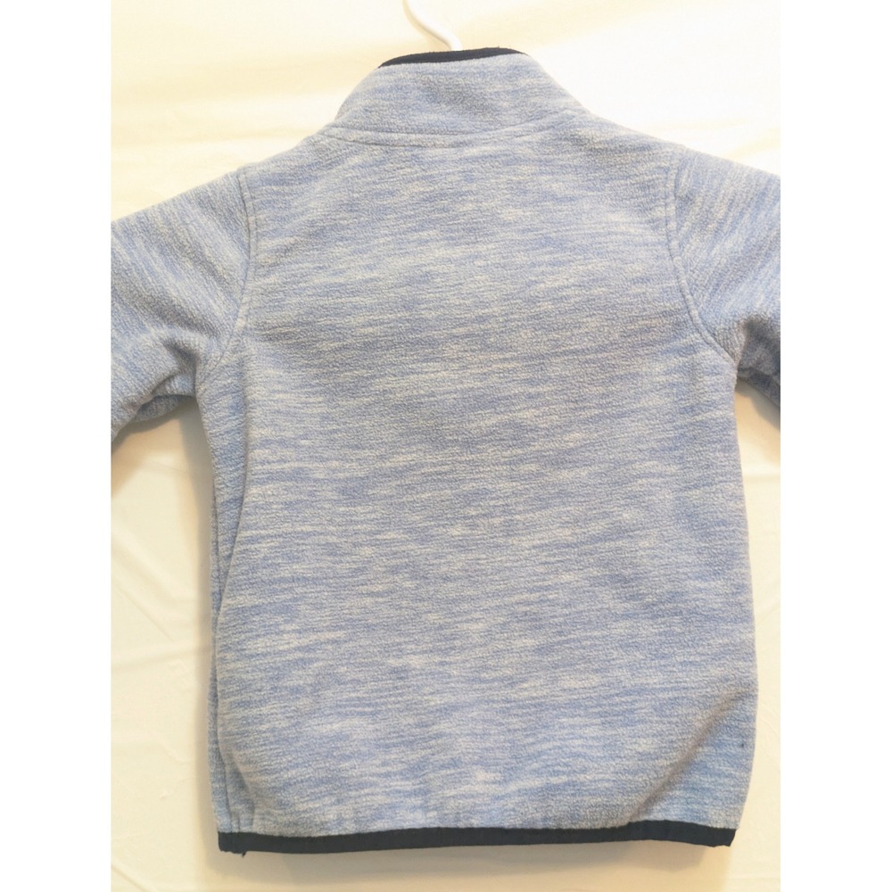 Timberland Baby Boys 18M Fleece Pullover Sweatshirt Blue Logo Pocket - Picture 8 of 8